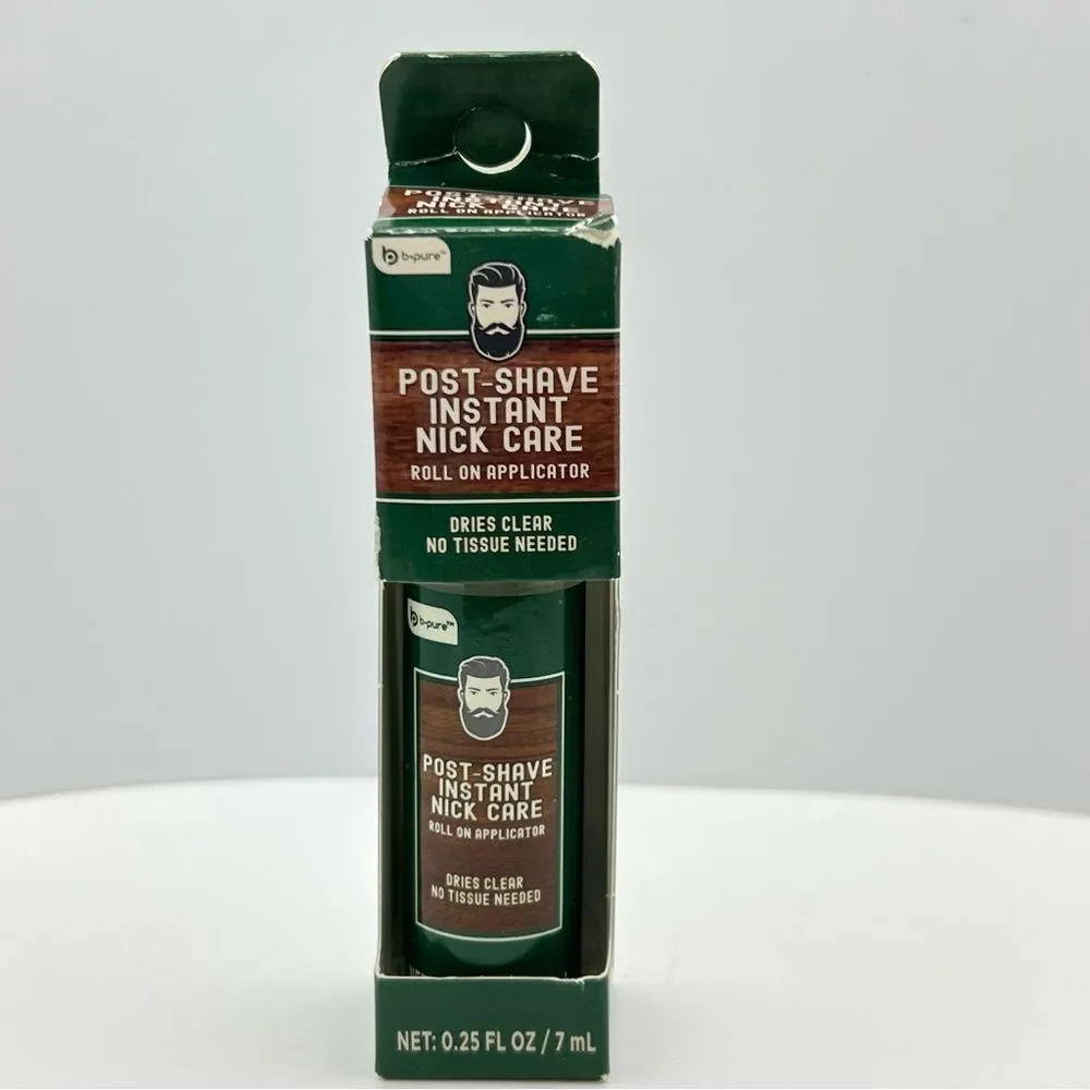 🦋$3 ~ B-Pure ~ Post Shave Instant Knick Care ~ Roll On ~ Dries Clear ~ NEW
